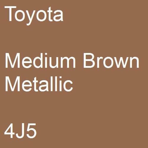 Toyota, Medium Brown Metallic, 4J5.